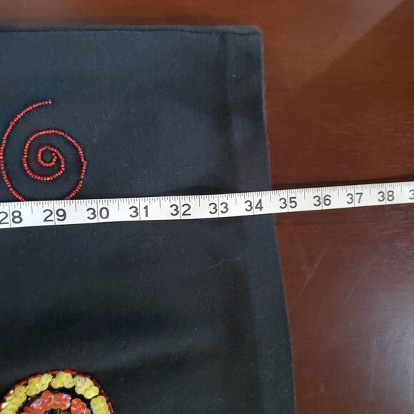 Vtg Liz Claiborne Embellished Sequin Beaded Wool Blend Dress Size SP Artsy Party - Picture 14 of 14